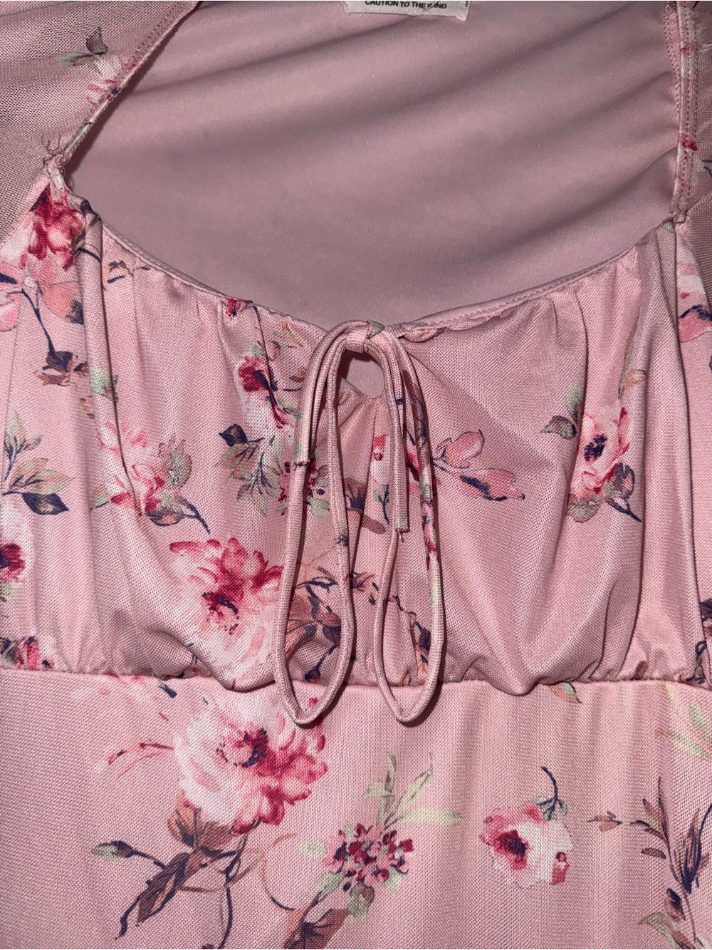 GUC | Light Pink Floral Dress | Small - Picture 2 of 6